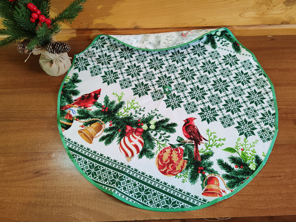 Полотенце кухонное, круглое, 2 шт, рогожка