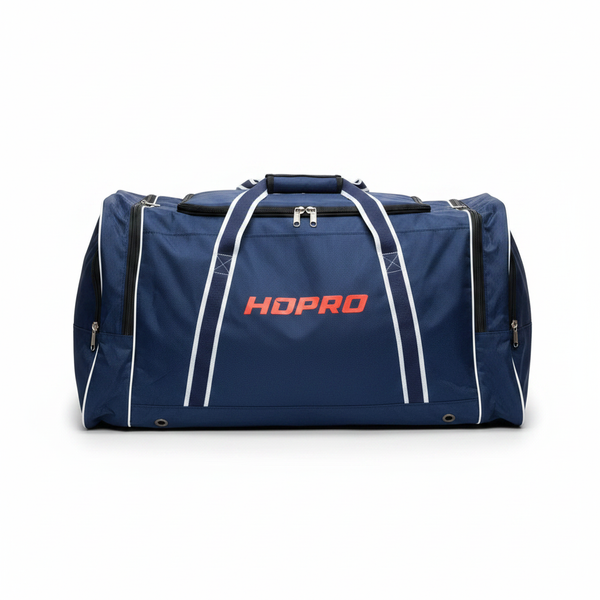 Баул на колесах с карманами и выдвижной ручкой HDPRO (цвет синий, размер 34