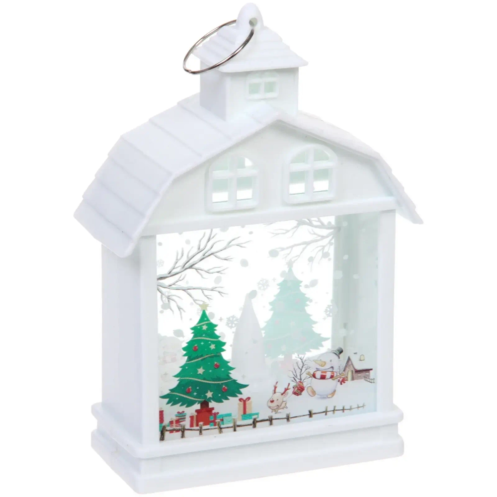 Сувенир с подсветкой «Сказочный вечер» 9*4,5*14 см, Белый (работает от батареек LR44*3)