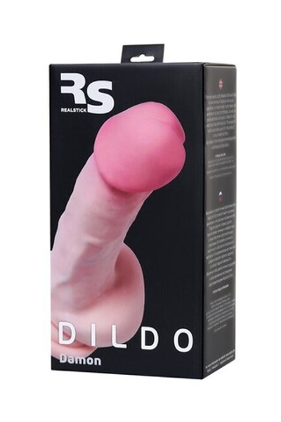 Реалистичный гибкий фаллос на присоске Real Stick Elite (Цвет: телесный)