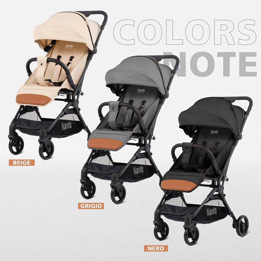 Прогулочная коляска Nuovita Note Beige/Бежевый