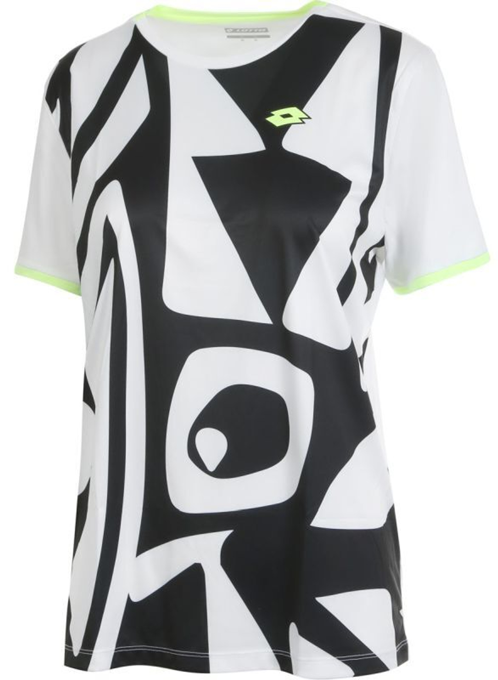 Футболка для мальчика теннисная Lotto Top Ten B III Tee PRT 2 PL - bright white