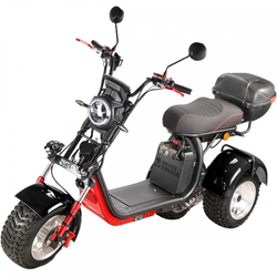 Электроскутер CityCoco White Siberia TRIKE Ikra 5000w черный