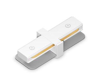 Коннектор прямой для однофазного шинопровода GL7159 белый Standard 220V Ambrella