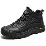 Mulinsen Work Boots Men"s High top Black/Gray