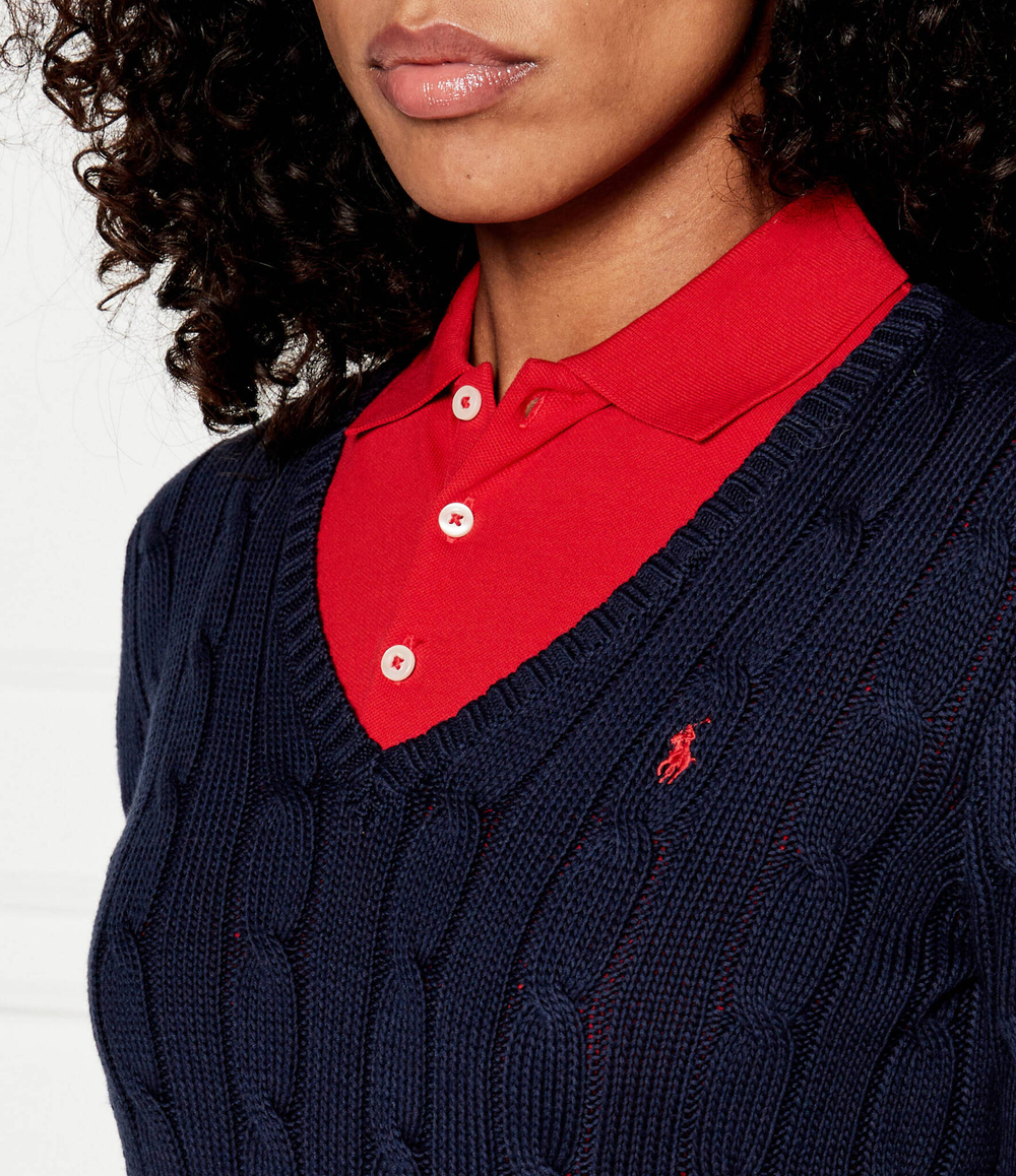 свитер POLO RALPH LAUREN - темно-синий(211891641)