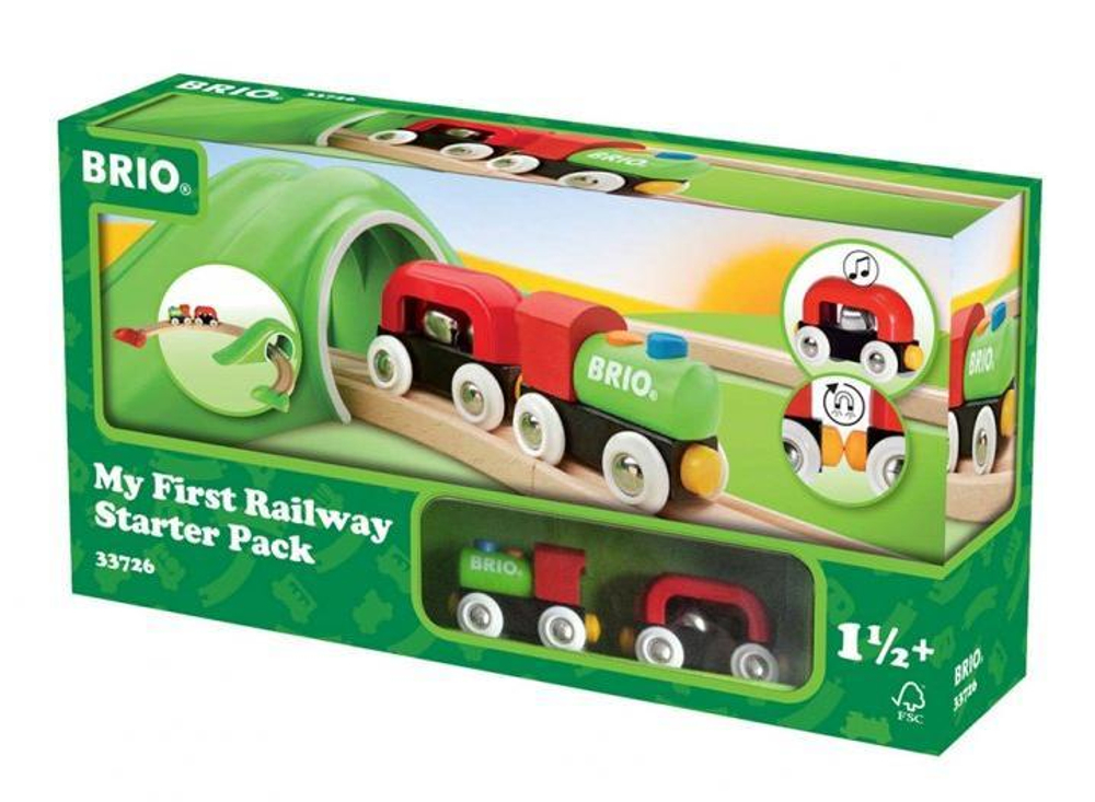 BRIO Моя первая железная дорога для самых маленьких, 9 элементов