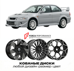 КОВАНЫЕ ДИСКИ для Mitsubishi Lancer Evolution VI CP9A 1999-2001 Митсубиси