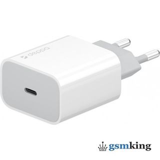 Deppa USB Type-C Wall Charger 20W White (Белая)