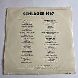 Винтажная виниловая пластинка LP Schlager 1967 Эстрадные Песни Имевшие Успех На Фестивале Эстрадных Песен (ГДР 1967)
