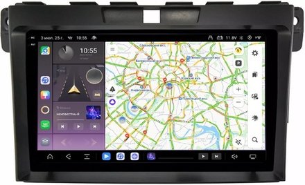 Магнитола для Mazda CX-7 2006-2012 - Carmedia OL-9509 QLed+2K, Android 13, TS20, CarPlay, 4G SIM-слот
