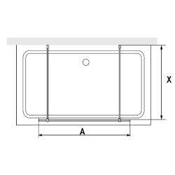 Душевая перегородка RGW WA-018B (1300)