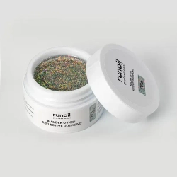 Runail Моделирующий УФ-гель светоотражающий №9816 BUILDER UV GEL REFLECTIVE DIAMOND, 15г