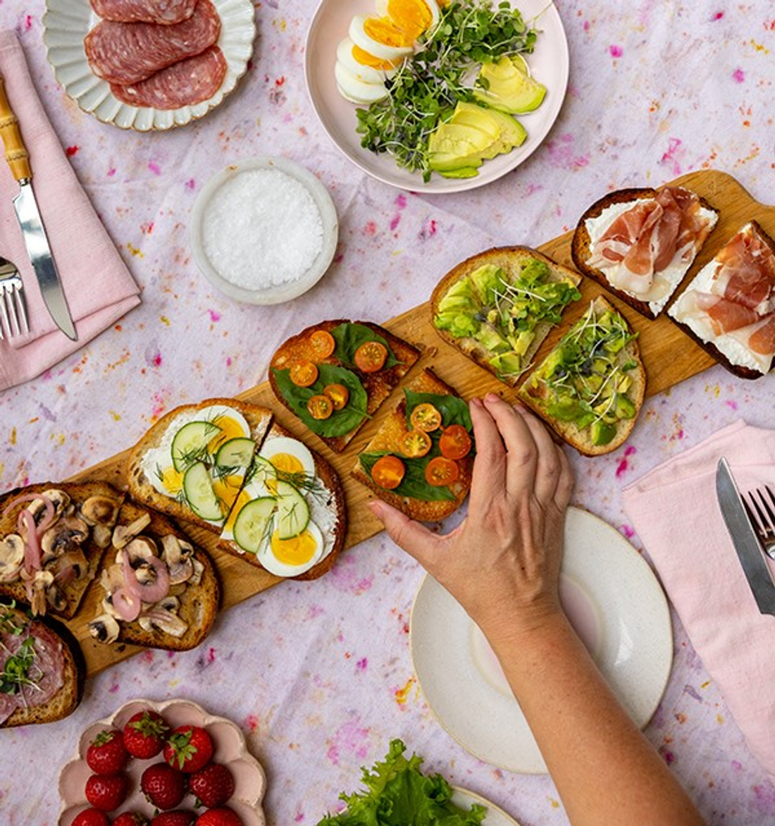 Идеи для вкусных тостов