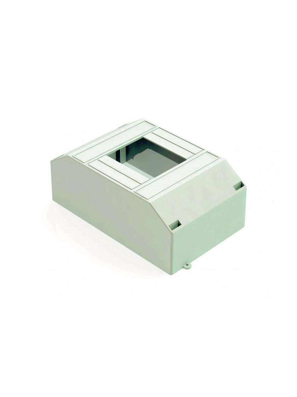 Корпус навесной ЩРН-П-2/4 12.5х7.8х5.8 2-4мод. IP30 пластик. бел. DEKraft 31031DEK
