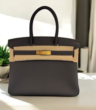 Cумка Hermes Birkin 30 Vert Amande Togo Gold Hardware 