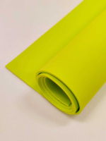 Фоамиран Иран 2 мм 60х70 см #219 Желто-зеленый (салатовый)