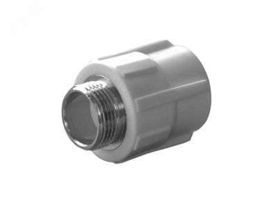 Муфта комб. нар.резьба 25х3/4 ПОЛИТЭК