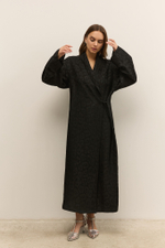 Платье на запах лео