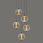 Подвесной светильник MD24022079-5A black/amber