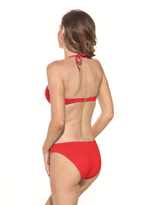 Однотонный купальник Daiquiri: лиф-фашия и плавки (Размер: C/L) (Цвет: синий)