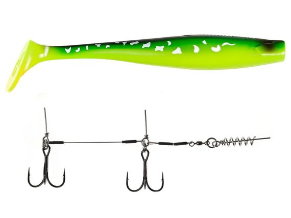 Виброхвосты LJ 3D BBS Series GIANT KUBIRA SWIM SHAD 10,3in (26,00)/PG26 1шт.+Stinger XL