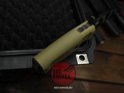 Нож Extrema Ratio Shrapnel OG А+++ V.2026 - песочная рукоять, клинок камо