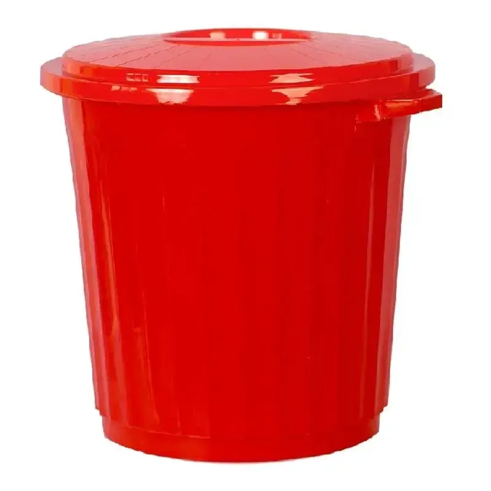 Бак 25л с крышкой (Красный) (комплект 10 шт)