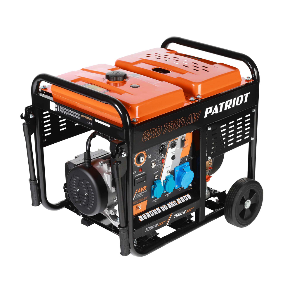 Дизельный генератор (7.5 кВт) PATRIOT GRD 7500 AW