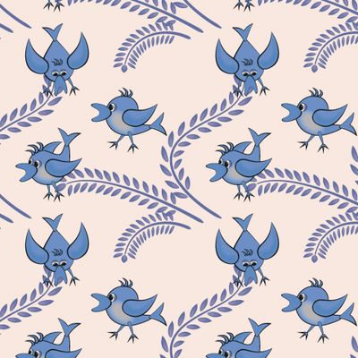 Злые птички и колоски