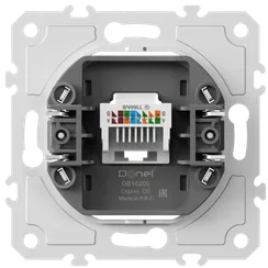 Механизм розетки RJ45 одиночная cat.5/ClassE-8,  серия DB