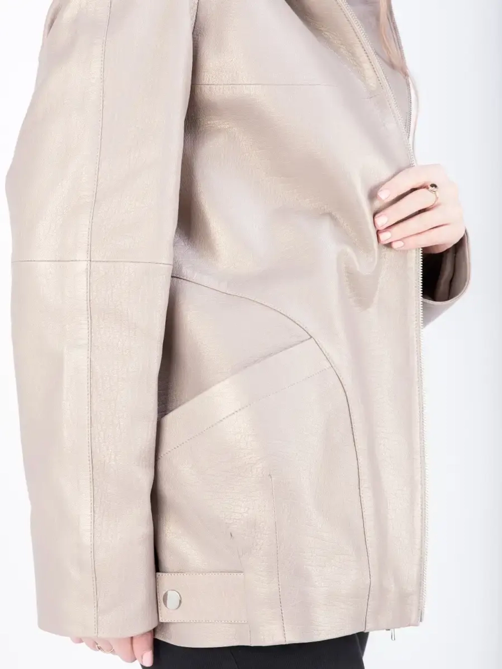 Куртка женская кожаная большие размеры