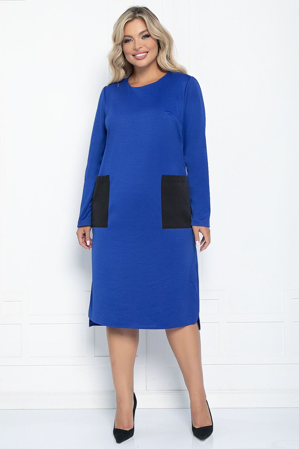 Платье Стильный баланс (синее) П11118 LT Collection