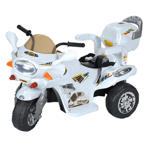 Детский трехколесный электромотоцикл "MalinaBay HT-99631" белый