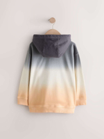 Толстовка с капюшоном для мальчика Next E98-378, Серый, Молочный