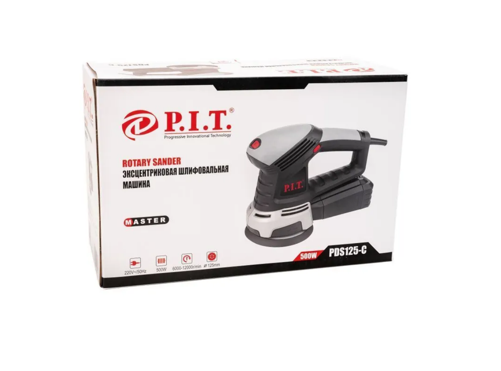 Шлифмашина орбитальная электрическая P.I.T. PDS125-C МАСТЕР