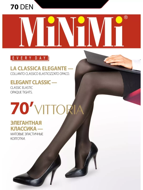 MiNiMi Колготки с усиленными шортиками 70 DEN Nero 2-S (черный)