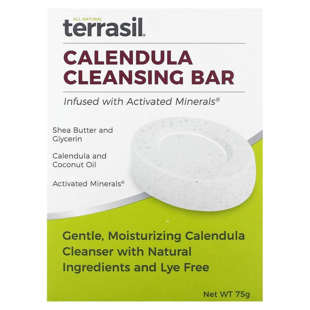 Terrasil, очищающее мыло с календулой, 75 г