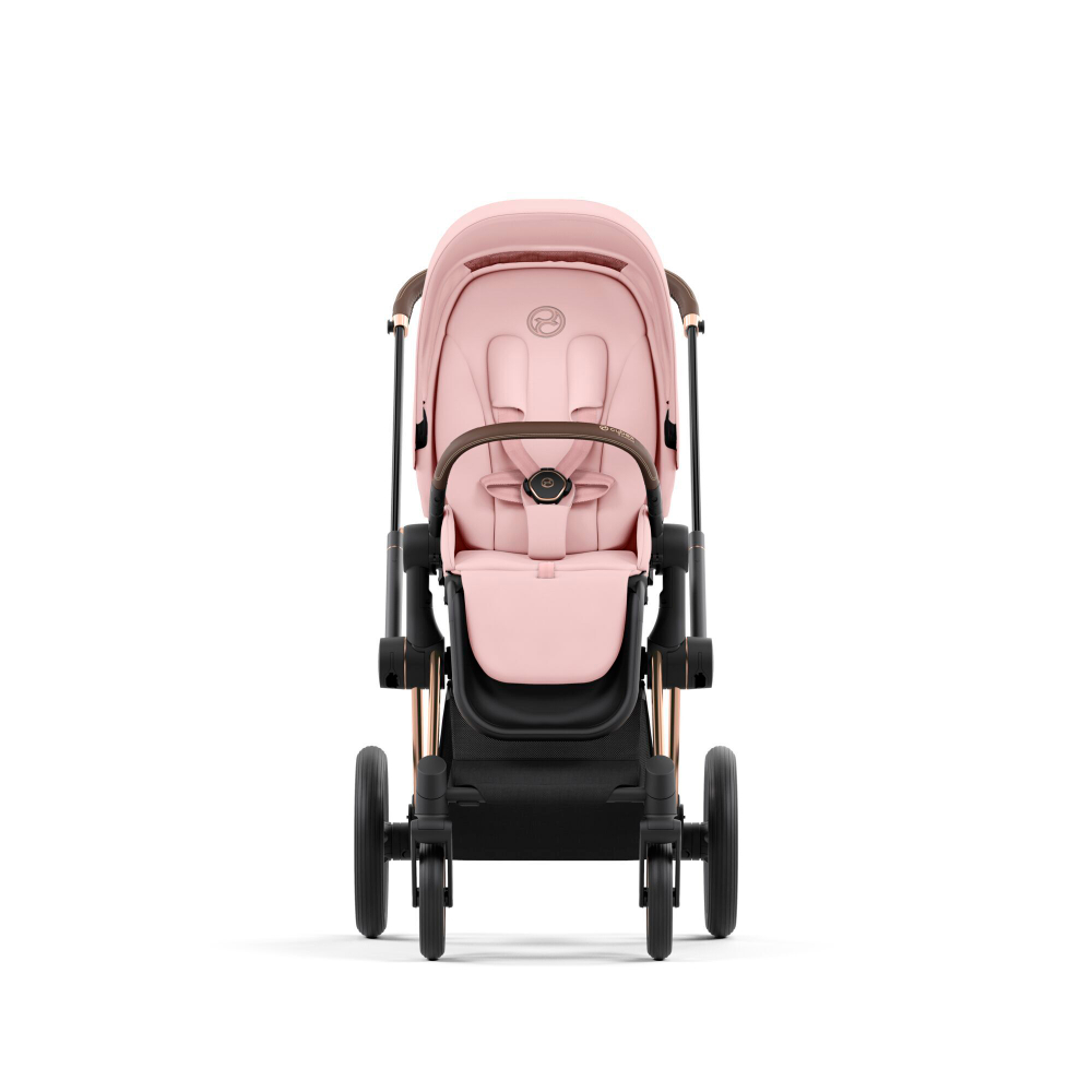 Коляска Cybex Priam IV 3 в 1 цвет Peach Pink на шасси Rosegold