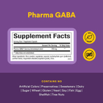 Natural Factors, Stress-Relax®, PharmaGABA®, 60 жевательных таблеток (100 мг в 1 таблетке)