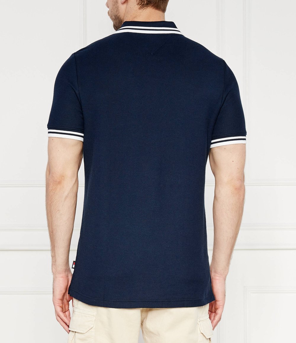 Поло TIPPING Tommy Jeans - темно-синий(DM0DM18922)