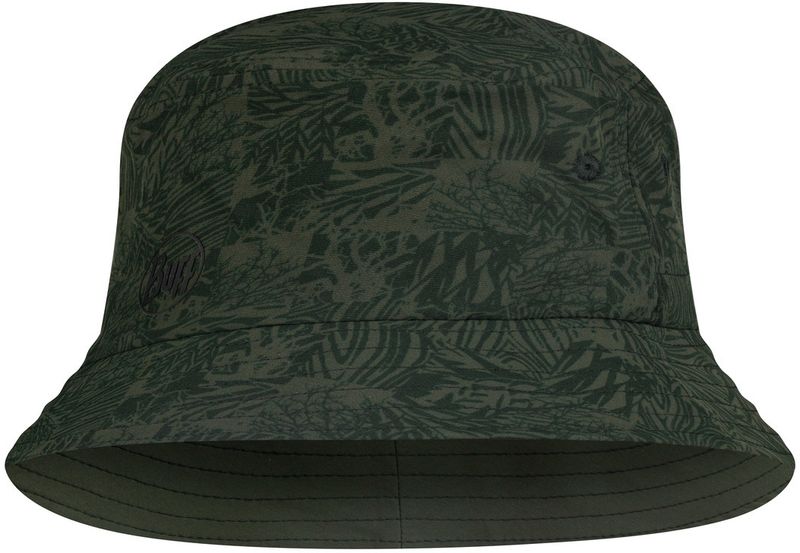 Панама ультралегкая Buff Trek Bucket Hat Checkboard Moss Green Фото 1
