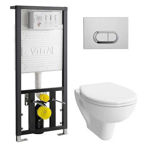 Комплект инсталляции c унитазом VitrA S20 9004B003-7202 с микролифтом