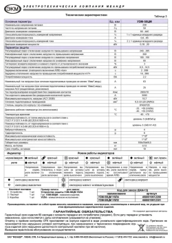 Устройство защиты многофункциональное УЗМ-50ЦМ, Меандр