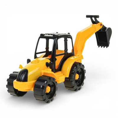 Игрушка-конструктор пластмассовая "Стройтехника", инструменты в комплекте