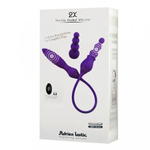 Двойной вибратор Adrien Lastic 2X с пультом ДУ
