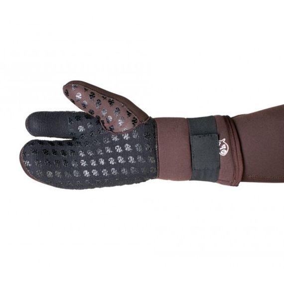 Рукавицы трехпалые SCORPENA D -  8 мм Коричневые