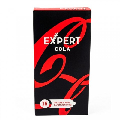 Презервативы EXPERT Cola, аромат Колы, 15 шт