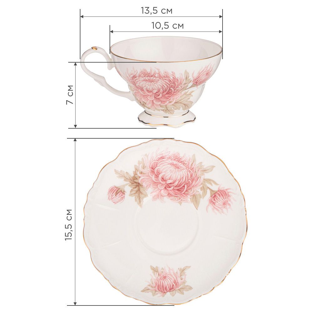 ЧАЙНЫЙ НАБОР LEFARD "АСТРА" НА 6 ПЕРСОН 12 ПР. 300 МЛ (КОР=2НАБ.)