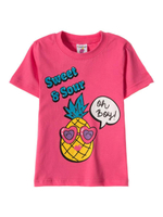 футболка д/дев "Sweet&sour" р.86 роз (Sladik Mladik) SH399, 1 шт.